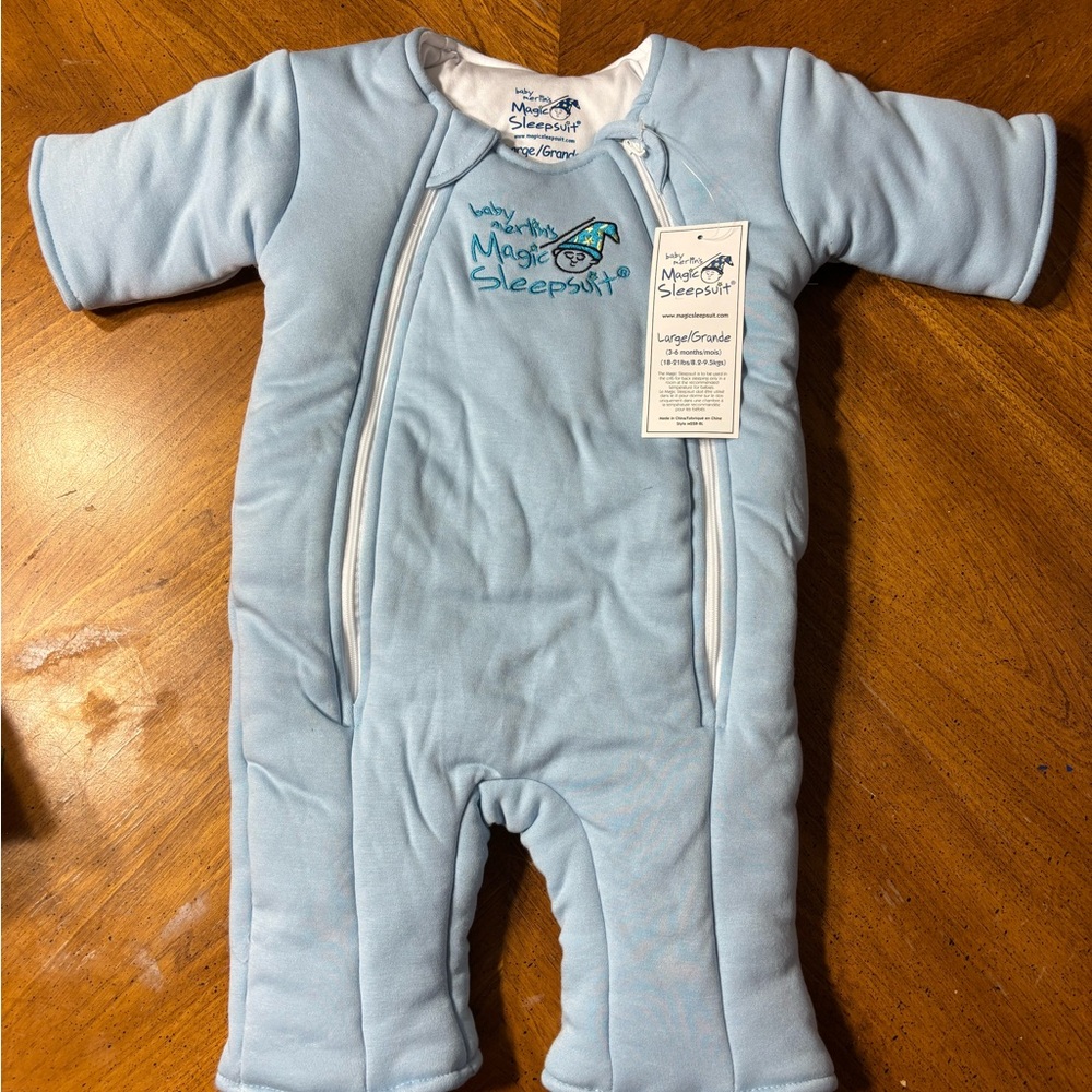Magic Sleepsuit Baby Merlin Microfleece Sleepsuit - Cream
